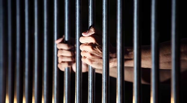 Prison bars escape