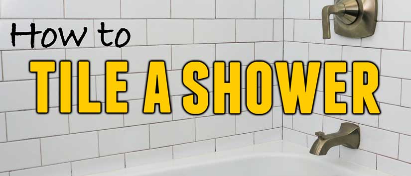 How to tile a shower
