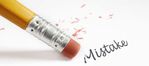 Business regrets and mistakes
