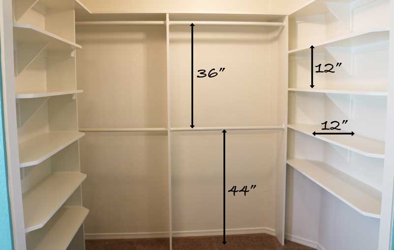 How To Build A Corner Shelf Closet In Any Standard Closet on a