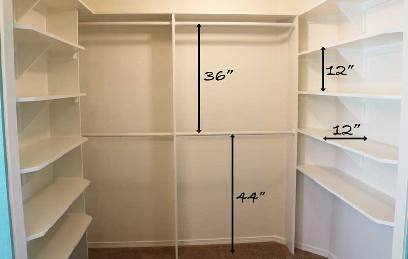 Built-in closet shelving the easy way (step by step tutorial)