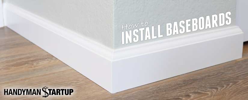 Installing baseboard shop