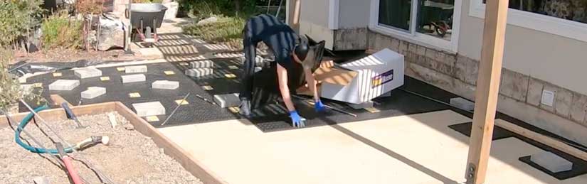 installing paver base panels